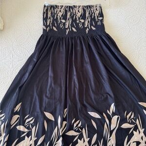 Elegant Black and Cream Women's Skirt